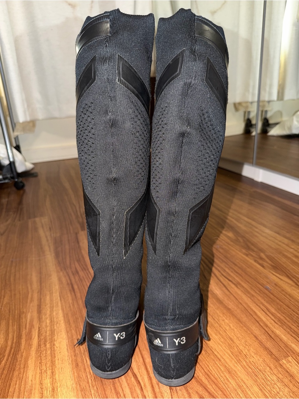 Adidas Y-3 Qasa Elle tight sock high boots - Picture 2 of 15